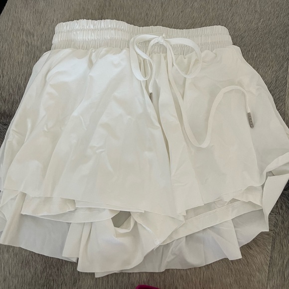 2 pairs Lululemon Womens shorts and 1 Like new skort (white) - Picture 2 of 6